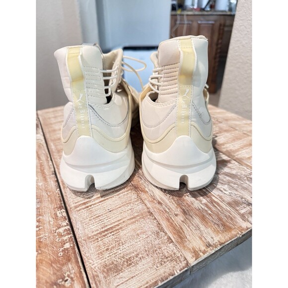 Puma Fenty by Rihanna Shoes Mens Size 10 White 191001-04 High Top Ignite Strap - Picture 7 of 8
